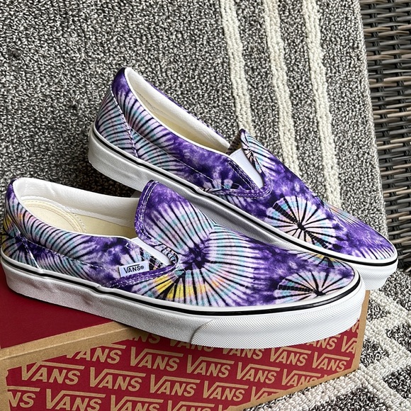 Vans Classic Slip-On New Age Purple Tie Dye MENS - Picture 6 of 16